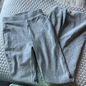 Aerie velour ribbed flare legging